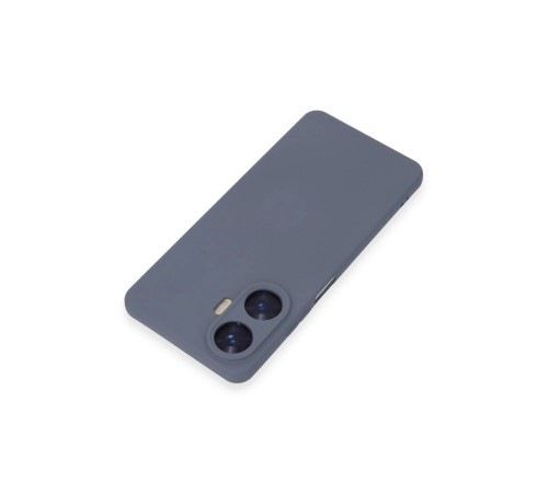 Realme C55 Kılıf Nano içi Kadife Silikon - Gri Realme C55 Kılıf Nano içi Kadife Silikon - Gri