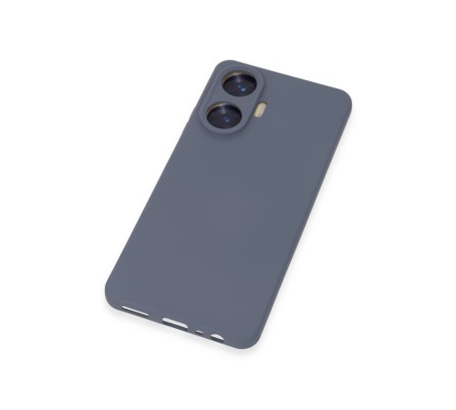 Realme C55 Kılıf Nano içi Kadife Silikon - Gri Realme C55 Kılıf Nano içi Kadife Silikon - Gri