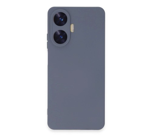 Realme C55 Kılıf Nano içi Kadife Silikon - Gri Realme C55 Kılıf Nano içi Kadife Silikon - Gri
