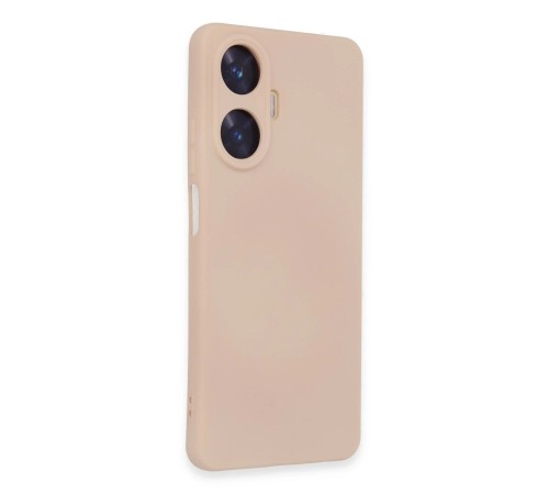 Realme C55 Kılıf Nano içi Kadife Silikon - Pudra Realme C55 Kılıf Nano içi Kadife Silikon - Pudra