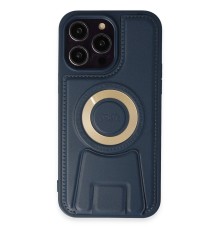 iPhone 13 Pro Max Kılıf Merkür Magneticsafe Standlı Kapak - Lacivert