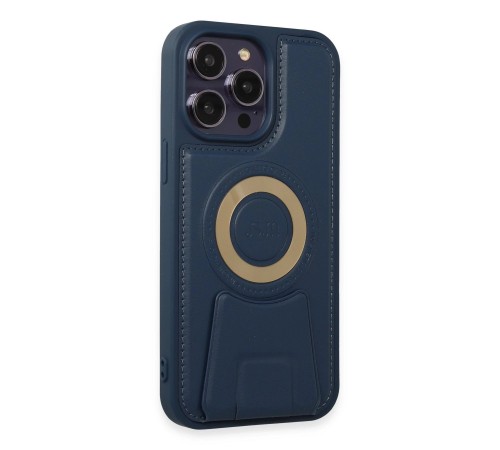 iPhone 13 Pro Max Kılıf Merkür Magneticsafe Standlı Kapak - Lacivert iPhone 13 Pro Max Kılıf Merkür Magneticsafe Standlı Kapak - Lacivert