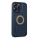 iPhone 13 Pro Max Kılıf Merkür Magneticsafe Standlı Kapak - Lacivert