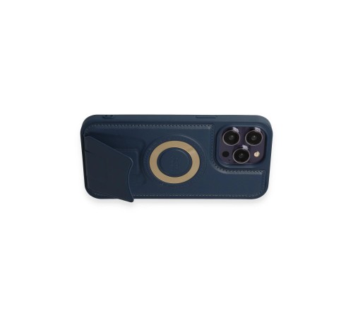 iPhone 13 Pro Max Kılıf Merkür Magneticsafe Standlı Kapak - Lacivert iPhone 13 Pro Max Kılıf Merkür Magneticsafe Standlı Kapak - Lacivert