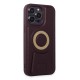 iPhone 14 Pro Max Kılıf Merkür Magneticsafe Standlı Kapak - Derin Mor