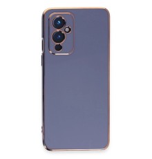One Plus 9 Kılıf Volet Silikon - Mavi