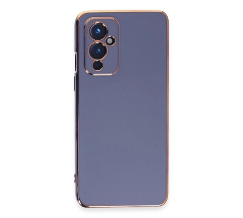 One Plus 9 Kılıf Volet Silikon - Mavi