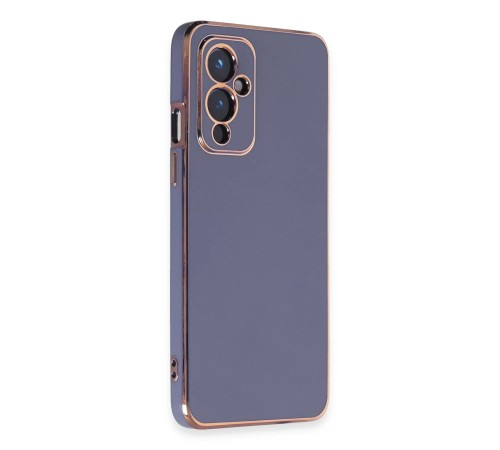 One Plus 9 Kılıf Volet Silikon - Mavi