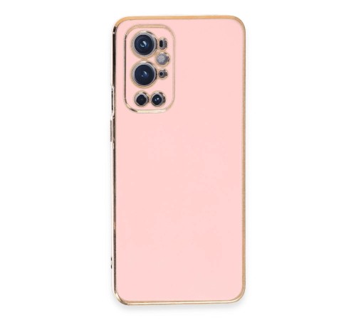 One Plus 9 Pro Kılıf Volet Silikon - Pembe