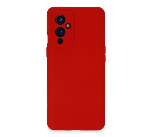 One Plus 9 Kılıf Nano içi Kadife Silikon - Kırmızı One Plus 9 Kılıf Nano içi Kadife Silikon - Kırmızı