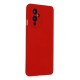 One Plus 9 Kılıf Nano içi Kadife Silikon - Kırmızı