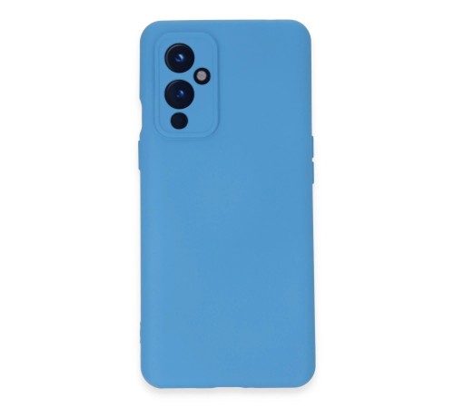 One Plus 9 Kılıf Nano içi Kadife Silikon - Mavi One Plus 9 Kılıf Nano içi Kadife Silikon - Mavi