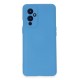 One Plus 9 Kılıf Nano içi Kadife Silikon - Mavi