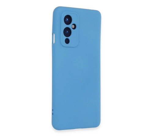 One Plus 9 Kılıf Nano içi Kadife Silikon - Mavi One Plus 9 Kılıf Nano içi Kadife Silikon - Mavi