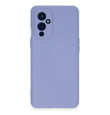 One Plus 9 Kılıf Nano içi Kadife Silikon - Lila