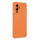 One Plus 9 Kılıf Nano içi Kadife Silikon - Turuncu