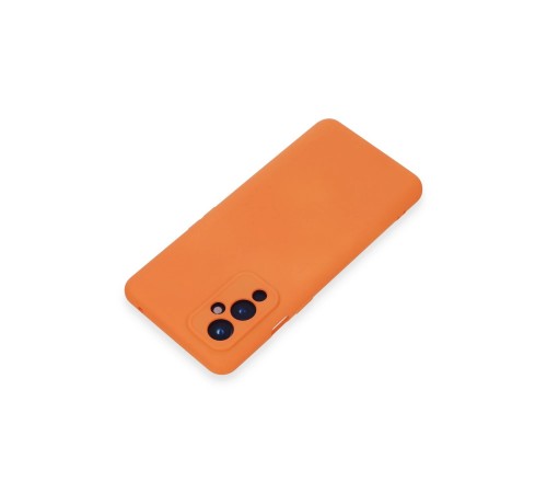 One Plus 9 Kılıf Nano içi Kadife Silikon - Turuncu One Plus 9 Kılıf Nano içi Kadife Silikon - Turuncu