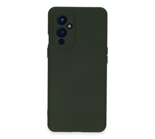 One Plus 9 Kılıf Nano içi Kadife Silikon - Koyu Yeşil One Plus 9 Kılıf Nano içi Kadife Silikon - Koyu Yeşil