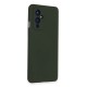 One Plus 9 Kılıf Nano içi Kadife Silikon - Koyu Yeşil