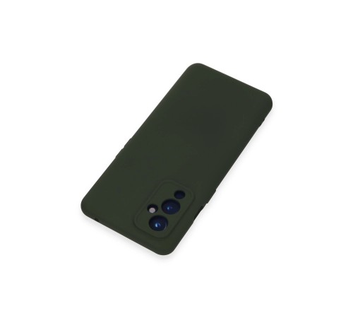 One Plus 9 Kılıf Nano içi Kadife Silikon - Koyu Yeşil One Plus 9 Kılıf Nano içi Kadife Silikon - Koyu Yeşil