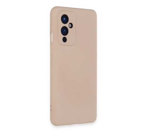 One Plus 9 Kılıf Nano içi Kadife Silikon - Pudra One Plus 9 Kılıf Nano içi Kadife Silikon - Pudra