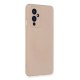 One Plus 9 Kılıf Nano içi Kadife Silikon - Pudra
