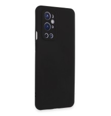 One Plus 9 Pro Kılıf Nano içi Kadife Silikon - Siyah