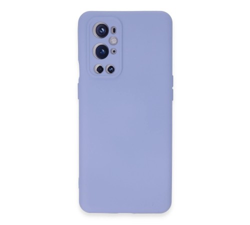 One Plus 9 Pro Kılıf Nano içi Kadife Silikon - Mavi