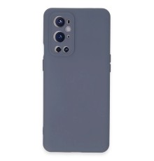 One Plus 9 Pro Kılıf Nano içi Kadife Silikon - Gri