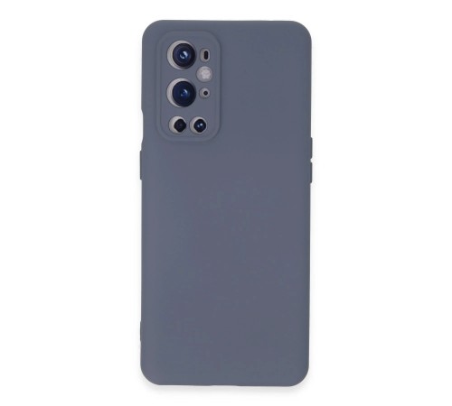 One Plus 9 Pro Kılıf Nano içi Kadife Silikon - Gri
