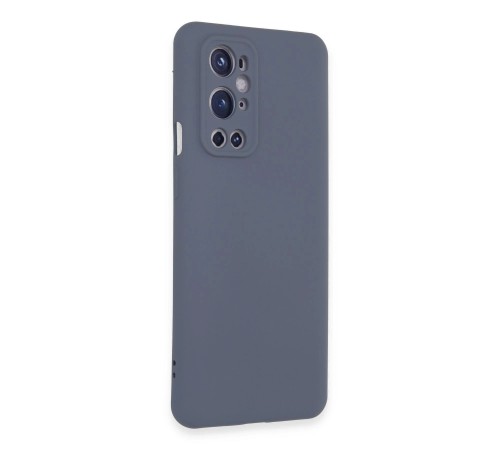 One Plus 9 Pro Kılıf Nano içi Kadife Silikon - Gri