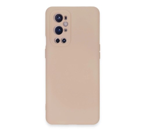 One Plus 9 Pro Kılıf Nano içi Kadife Silikon - Pudra