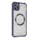 iPhone 11 Pro Kılıf Prag Magneticsafe Kapak - Derin Mor