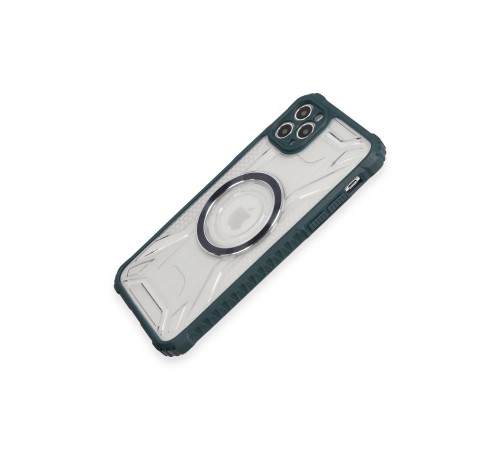 iPhone 11 Pro Max Kılıf Prag Magneticsafe Kapak - Koyu Yeşil iPhone 11 Pro Max Kılıf Prag Magneticsafe Kapak - Koyu Yeşil