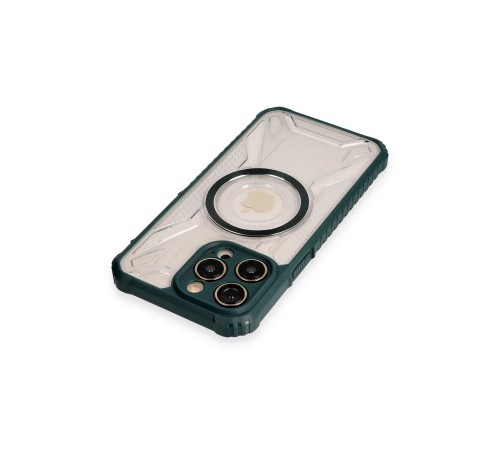 iPhone 12 Pro Kılıf Prag Magneticsafe Kapak - Koyu Yeşil iPhone 12 Pro Kılıf Prag Magneticsafe Kapak - Koyu Yeşil