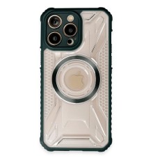 iPhone 13 Pro Kılıf Prag Magneticsafe Kapak - Koyu Yeşil