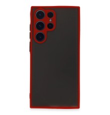 Samsung Galaxy S22 Ultra Kılıf Montreal Silikon Kapak - Kırmızı