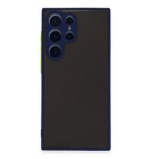Samsung Galaxy S22 Ultra Kılıf Montreal Silikon Kapak - Lacivert