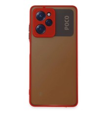 Xiaomi Poco X5 Pro 5G Kılıf Montreal Silikon Kapak - Kırmızı