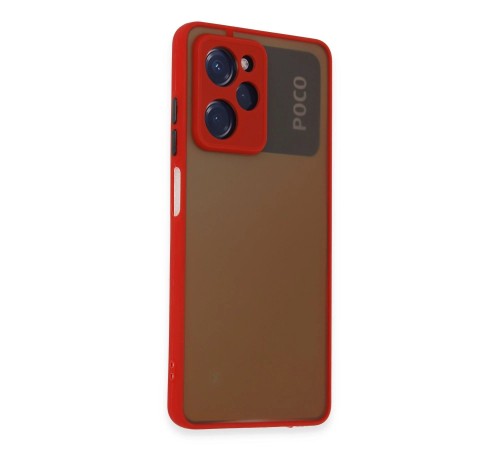 Xiaomi Poco X5 Pro 5G Kılıf Montreal Silikon Kapak - Kırmızı Xiaomi Poco X5 Pro 5G Kılıf Montreal Silikon Kapak - Kırmızı