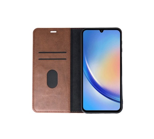 Samsung Galaxy A24 4G Kılıf Trend S Plus Kapaklı Kılıf - Taba