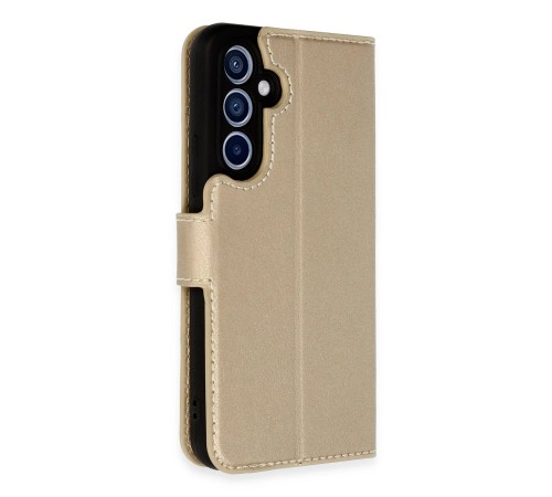 Samsung Galaxy A54 5G Kılıf Trend S Plus Kapaklı Kılıf - Gold Samsung Galaxy A54 5G Kılıf Trend S Plus Kapaklı Kılıf - Gold