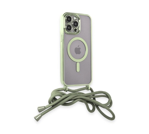 iPhone 13 Pro Max Kılıf Divo Lazer Askılı Magsafe Kapak - Koyu Yeşil iPhone 13 Pro Max Kılıf Divo Lazer Askılı Magsafe Kapak - Koyu Yeşil