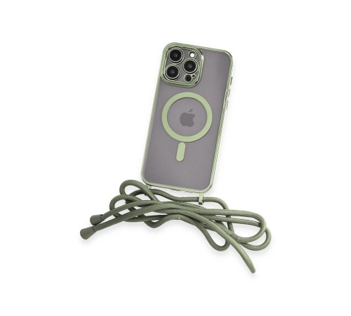 iPhone 13 Pro Max Kılıf Divo Lazer Askılı Magsafe Kapak - Koyu Yeşil iPhone 13 Pro Max Kılıf Divo Lazer Askılı Magsafe Kapak - Koyu Yeşil