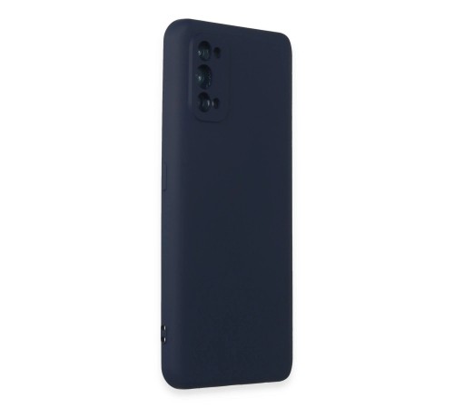Realme 7 Pro Kılıf Nano içi Kadife Silikon - Lacivert
