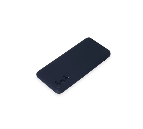 Realme 7 Pro Kılıf Nano içi Kadife Silikon - Lacivert