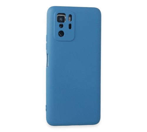 Xiaomi Poco X3 GT Kılıf Nano içi Kadife Silikon - Mavi