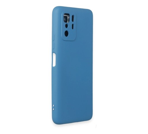Xiaomi Poco X3 GT Kılıf Nano içi Kadife Silikon - Mavi
