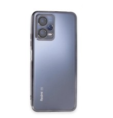 Xiaomi Redmi Note 12 Pro 5G Kılıf Lensli Silikon - Siyah