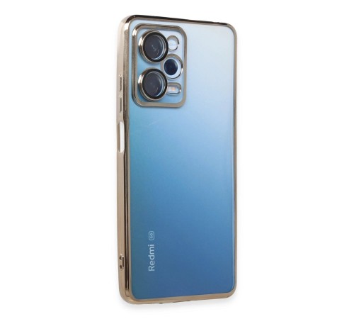 Xiaomi Redmi Note 12 Pro 5G Kılıf Lensli Silikon - Gold